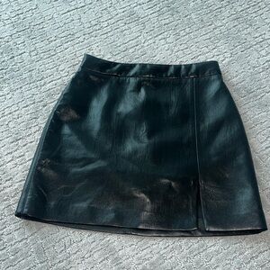 aritiza leather skirt